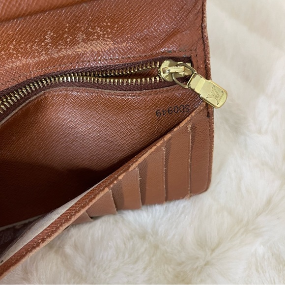 LOUIS VUITTON Long Wallet Monogram Canvas Authentic USED - Picture 8 of 11